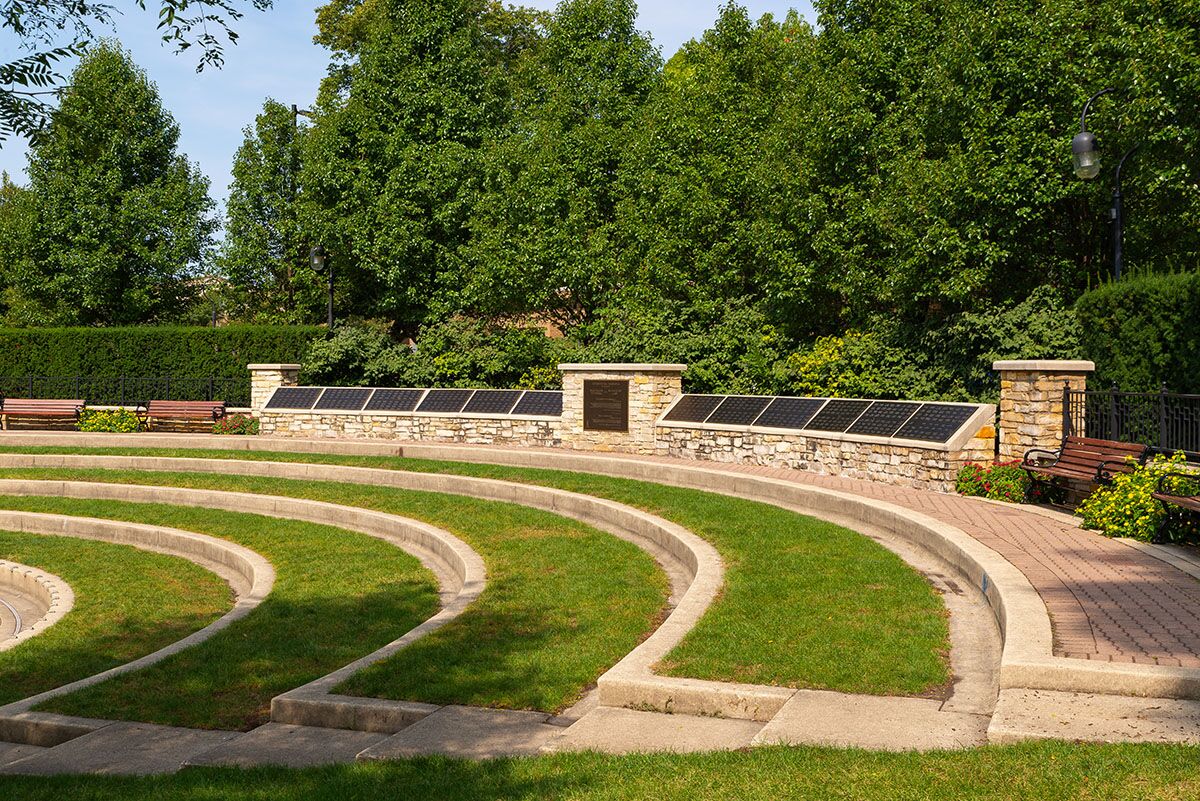 Naperville Millennium Wall Millennium Wall in Naperville IL